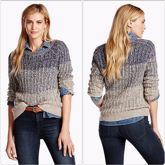 Lucky Brand Sweaters - Lucky Brand Marled Ombre pullover sweater